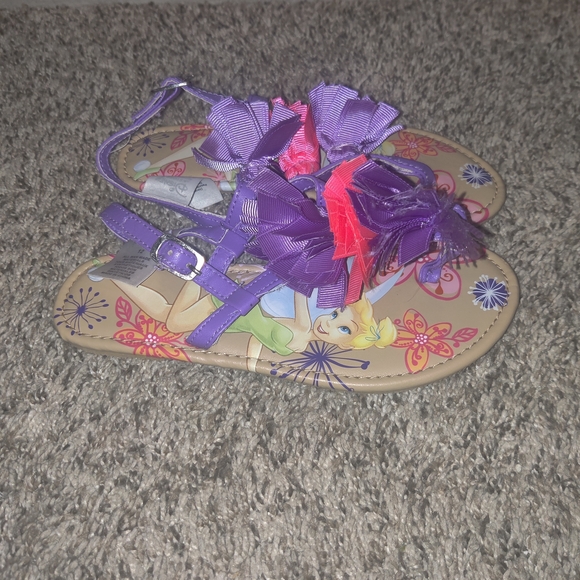 Disney Purple and Pink Floral Sandals - Picture 1 of 11